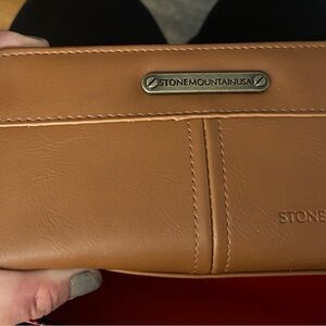 Stone Mountain Tan Leather Wallet
